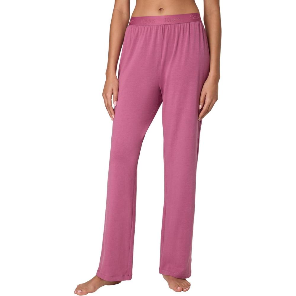 imageHanes Womens Lounge Pants Originals Supersoft Comfywear Sleep Pants Loungewear for Women 30Mauve Mood