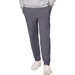 Hanes Men’s EcoSmart Sweatpants, Athletic Lounge Pants with Pockets, Open Hem Bottom, Fleece Pants(Charcoal Heather)
