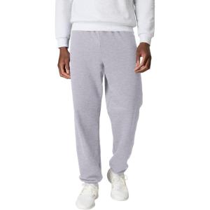 Hanes Men’s Ecosmart Best Sweatpants, Athletic Lounge Pants with C”ed Cuffs(Light Steel – 1 Pack)