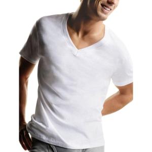 Hanes Men’s Undershirts T-Shirt Pack, V-Neck Cotton Tees for Men, Moisture-Wicking, Odor Control, White Multi-Pack(White – 7 Pack)