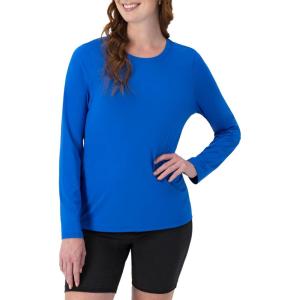Hanes Women’s Sport Cool Dri Performance Long Sleeve T-Shirt(Awesome Blue – 1 Pack)