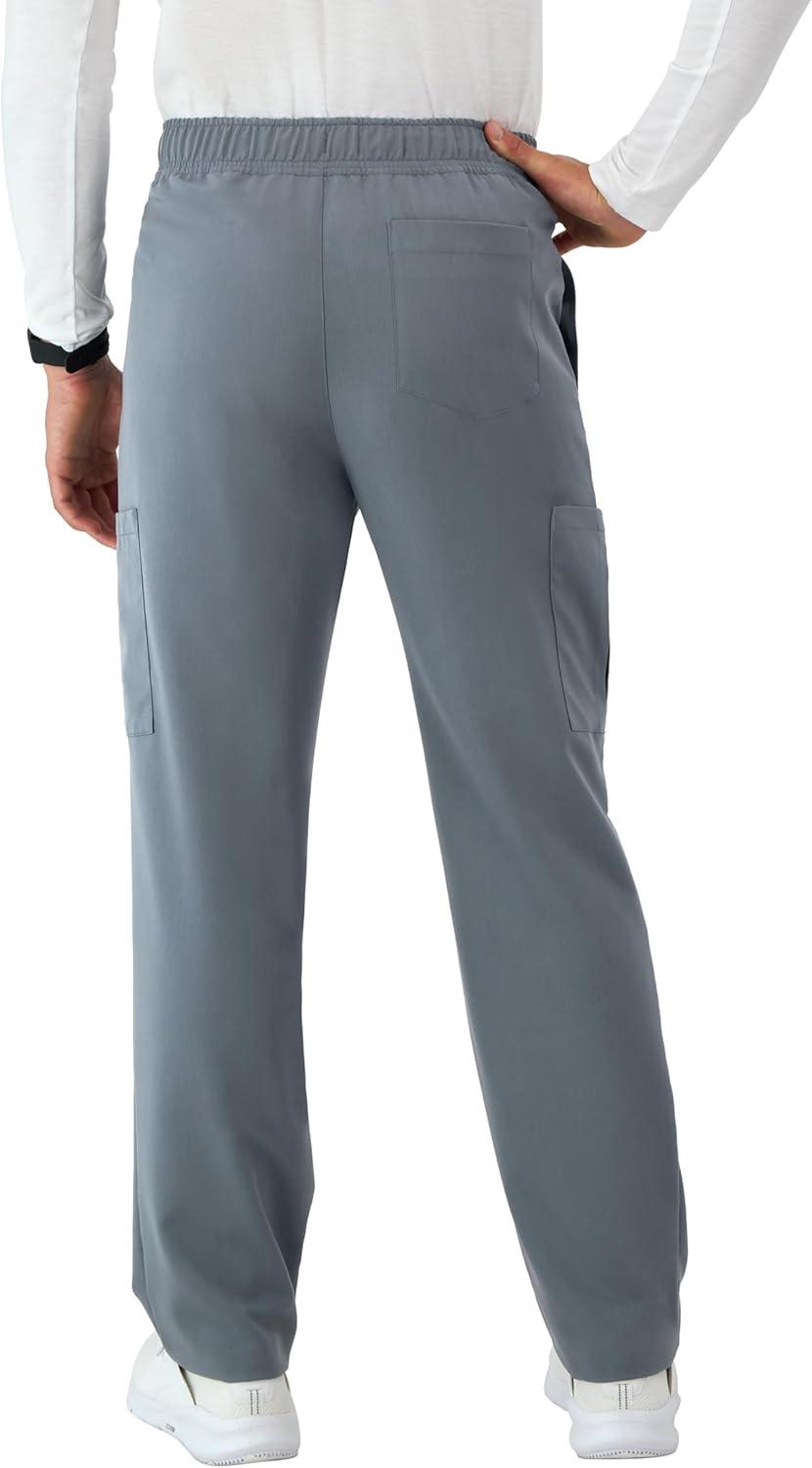 imageHanes Mens Scrubs Healthcare Pants Scrub Pants for Men MoistureWicking amp Odor Control 5 PocketsSlate Grey