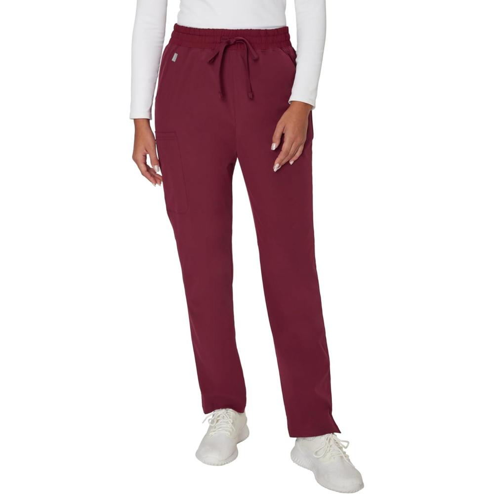 imageHanes Womens Comfort Fit Scrub PantsAfternoon Burgundy