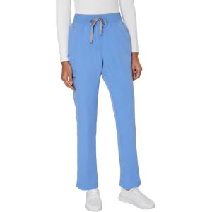 Hanes Womens Scrub Pants, Comfort Fit Healthcare Pants for Women, Moisture-Wicking Medical Scrubs(Ceil Blue 2)