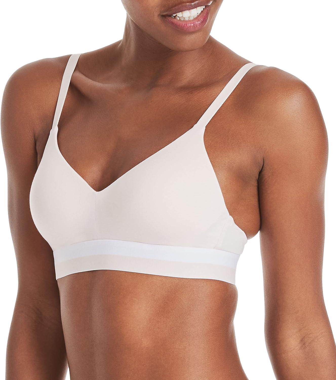 imageHanes Womens Pushup TShirt Wireless Bra ComfortFlex Fit Eco Soft Sizes S2xLight Buff