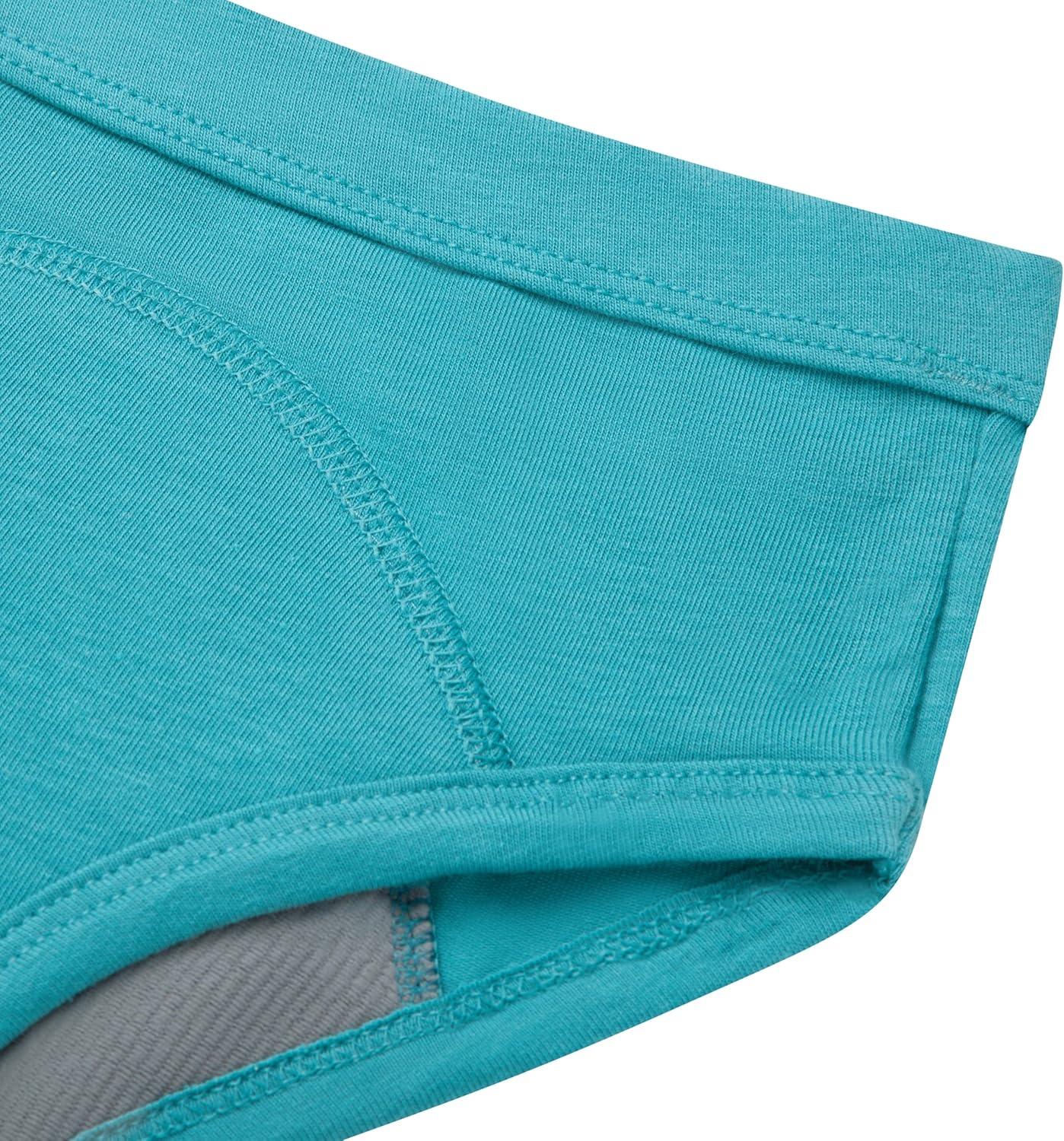 imageHanes babyboys Potty Training Underwear Brief Heavy Absorbency Toddler Boys Cotton Training Underwear 5 PackBlueGray 5 Pack