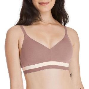 Hanes Womens Push-up T-Shirt Wireless Bra, ComfortFlex Fit, Eco Soft, Sizes S-2x+(Earthen Tan)