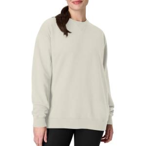 Hanes mens Comfortwash Garment Dyed Sweatshirt(Parchment)