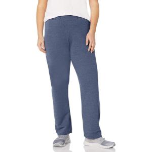 JUST My Size Womens Plus Size EcoSmart Sweatpants(Navy Heather)
