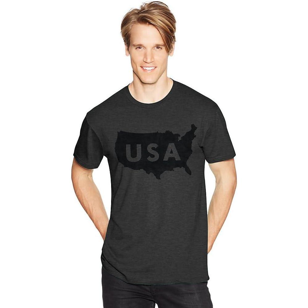 imageHanes Mens Essentials Short Sleeve Graphic TeePrimary