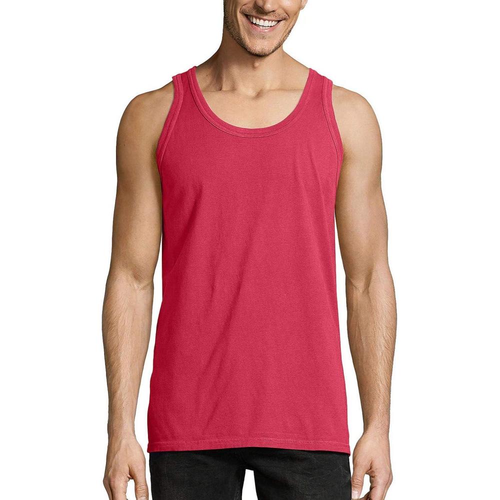 imageHanes Mens Originals TriBlend Tank Top Lightweight Tanks for Men Sleeveless Tank ShirtCrimson Fall