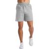 imageHanes Mens Originals Cotton Pockets Pullon Jersey Gym Shorts 7Light Steel