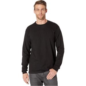 Hanes Men’s Beefy Long Sleeve Shirt, 1 or 2 Pack(Black – 1 Pack)