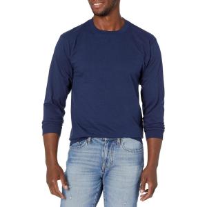 Hanes Men’s Beefy Long Sleeve Shirt, 1 or 2 Pack(Navy – 1 Pack)
