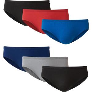 Hanes Men’s Bikini Underwear Pack, 6-Pack, Sexy Men’s Underwear, Ultra-Soft Stretch Cotton Bikini Briefs, Wicking