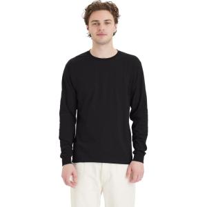 Hanes Men’s Essentials Long-Sleeve T-Shirt, Crewneck Cotton T-Shirts for Men, 2-Pack(Black – 4 Pack)