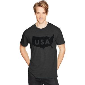 Hanes Mens Essentials Short Sleeve Graphic Tee(Primary)