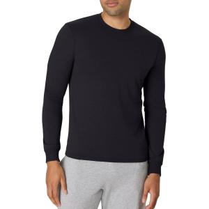 Hanes Men’s Originals Long Sleeve T-Shirt, Lightweight Tri-Blend Jersey Tee for Men, Available in Tall(Black)