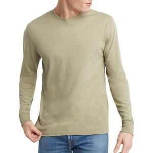 Hanes Men’s Originals Long Sleeve T-Shirt, Lightweight Tri-Blend Jersey Tee for Men, Available in Tall(Oregano Pe Heather)