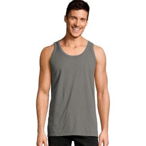 Hanes Mens Originals Tri-Blend Tank Top, Lightweight Tanks for Men, Sleeveless Tank Shirt(Concrete Gray)