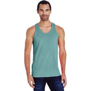 Hanes Mens Originals Tri-Blend Tank Top, Lightweight Tanks for Men, Sleeveless Tank Shirt(Cypress Green)