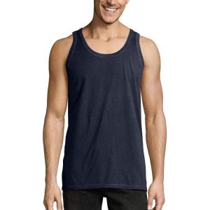 Hanes Mens Originals Tri-Blend Tank Top, Lightweight Tanks for Men, Sleeveless Tank Shirt(Navy)