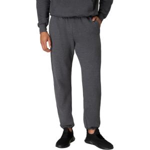 Hanes Men’s Sweatpants, Ultimate Cotton Fleece Sweatpants, Joggers with Pockets for Men(Charcoal Heather)