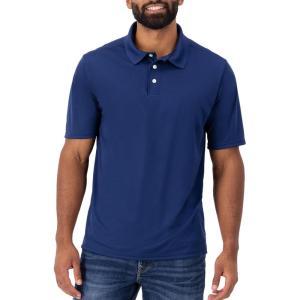 Hanes Sport Men’s Polo Shirt, Men’s Cool DRI Moisture-Wicking Performance Polo Shirt, Jersey Knit Performance Polo Shirt(Navy)