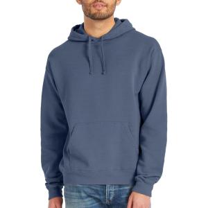 Hanes mens Originals Fleece Hoodie, Garment Dyed Hooded Sweatshirt, Unisex Fleece Pullover(Saltwater)