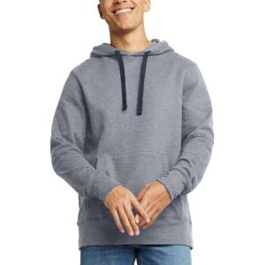 Hanes mens Originals Midweight Fleece Hoodie, Pullover Hooded Sweatshirt for Men(Navy Pe Heather)