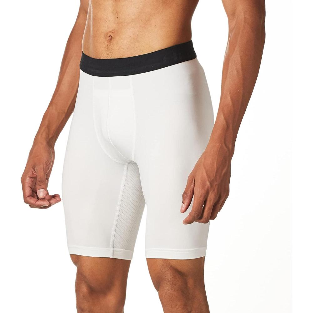 imageHanes Sport Mens Performance Compression ShortTrue WhiteEbony