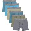 Tan/Blue Oasis/Cargo Olive/Grey - 6 Pack