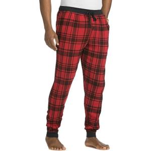 Hanes Hanes Men’s Waffle Knit Jogger Pant Sleepwear(Red)