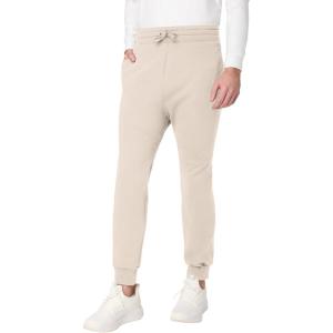 Hanes Mens Joggers, EcoSmart Fleece Sweatpants for Men, Men’s Lounge Pants, 30.5″(Sand)