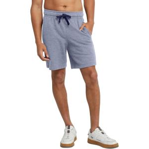 Hanes Mens Originals Sweat Shorts, Midweight Fleece Shorts with Pockets, 8″(Navy Pe Heather)