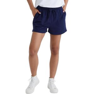 Hanes Womens Originals Shorts, Cotton Jersey Shorts, Gym Shorts for Women, 2.5″, Plus(Athletic Navy)