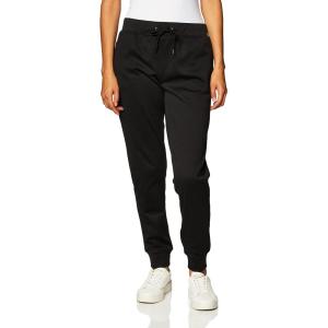 Hanes Womens Sport Performance Fleece Jogger Pants with Pockets(Black Heather/Black Heather)