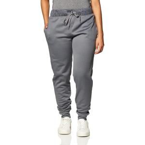 Hanes Womens Sport Performance Fleece Jogger Pants with Pockets(Dada Grey Solid/Dada Grey Heather)