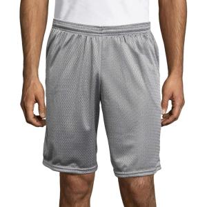 Hanes mens Mesh Pocket Short(Athletic Gray)
