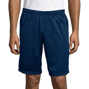 Hanes mens Mesh Pocket Short(Navy)