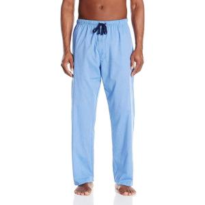 Hanes mens Woven Pajama Pant(Blue Solid)