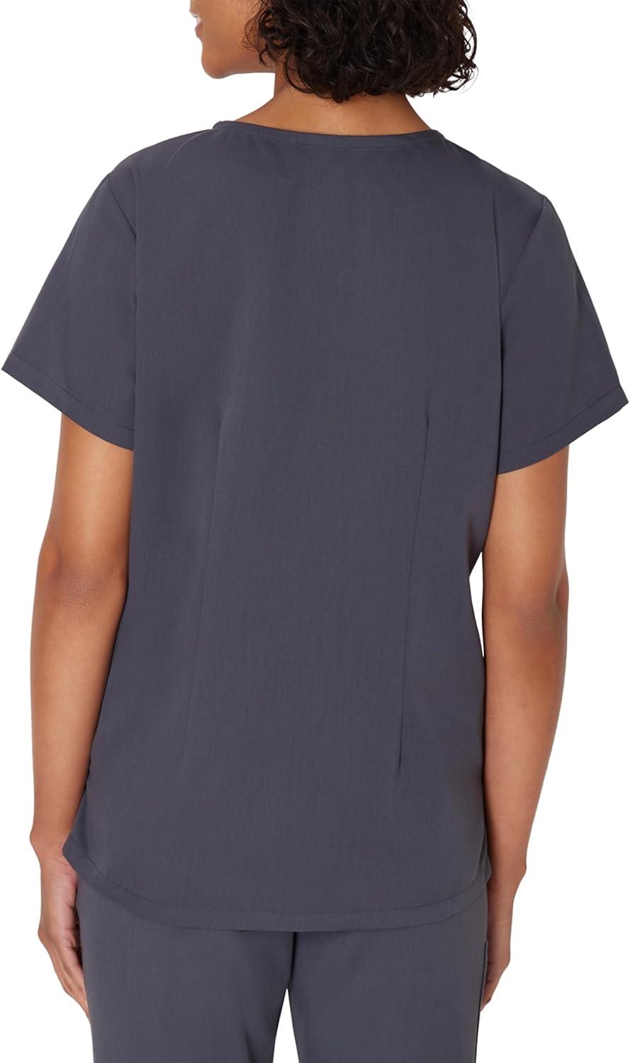 imageHanes Womens Premium Scrubs Top with Single Pocket Comfort Fit Scrubs for Women Nurse EssentialsPeppercorn Grey