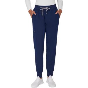 Hanes Women’s Scrub Joggers, Comfort Fit Healthcare Pants for Women, Moisture-Wicking Medical Scrubs with Odor Control(Athletic Navy)