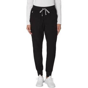 Hanes Women’s Scrub Joggers, Comfort Fit Healthcare Pants for Women, Moisture-Wicking Medical Scrubs with Odor Control(New Ebony)