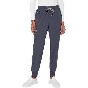 Hanes Women’s Scrub Joggers, Comfort Fit Healthcare Pants for Women, Moisture-Wicking Medical Scrubs with Odor Control(Peppercorn Grey)