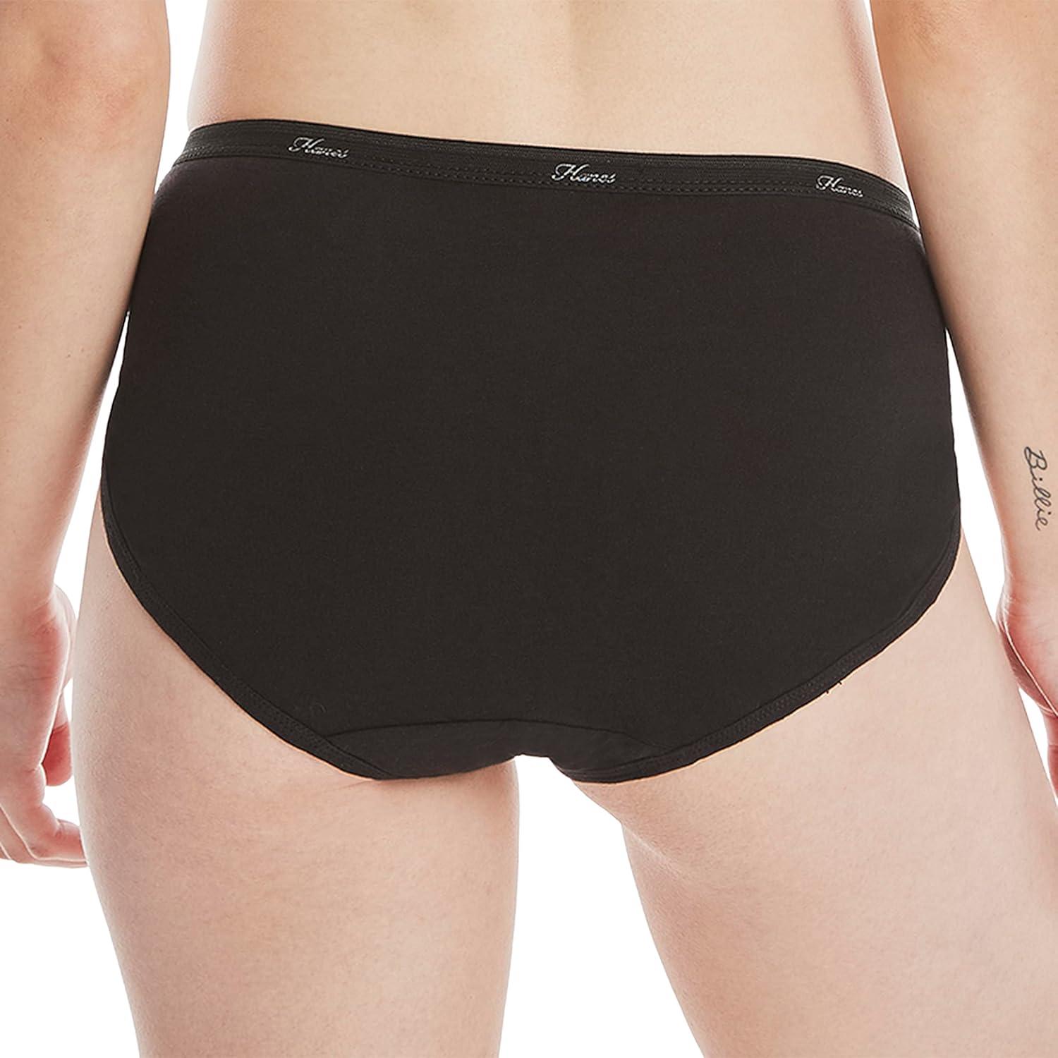 imageHanes Womens Underwear Pack 10Pack FullCoverage Cotton Blend Panties MoistureWicking Underwear for WomenAssorted SolidsPrintsHeathers Hicut