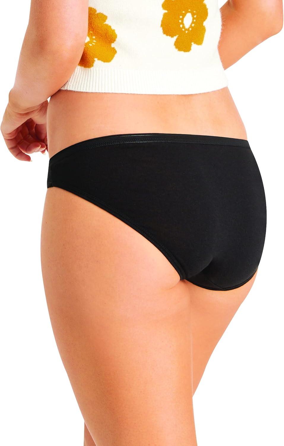 imageHanes Womens Underwear Pack 10Pack FullCoverage Cotton Blend Panties MoistureWicking Underwear for WomenPinkBlackGrey HeatherNavyTea FloralWhite Bikini