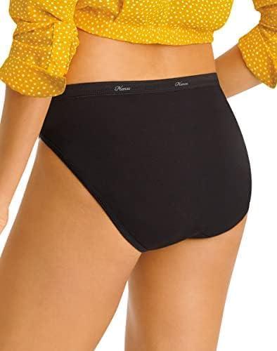 imageHanes Womens Underwear Pack 10Pack FullCoverage Cotton Blend Panties MoistureWicking Underwear for WomenPinkBlackGrey HeatherNavyTea FloralWhite Hicut