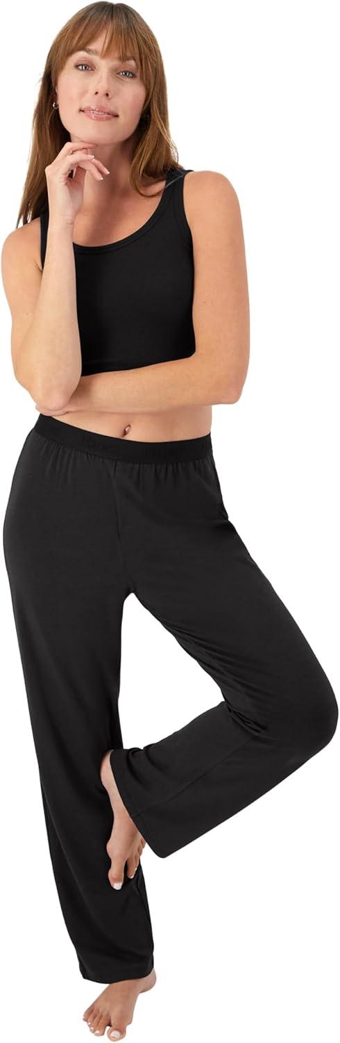 imageHanes Womens Lounge Pants Originals Supersoft Comfywear Sleep Pants Loungewear for Women 30Black