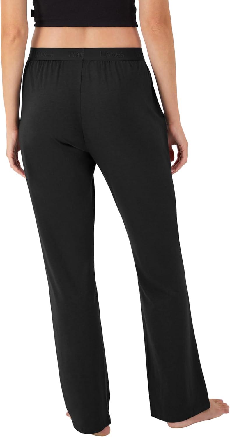 imageHanes Womens Lounge Pants Originals Supersoft Comfywear Sleep Pants Loungewear for Women 30Black